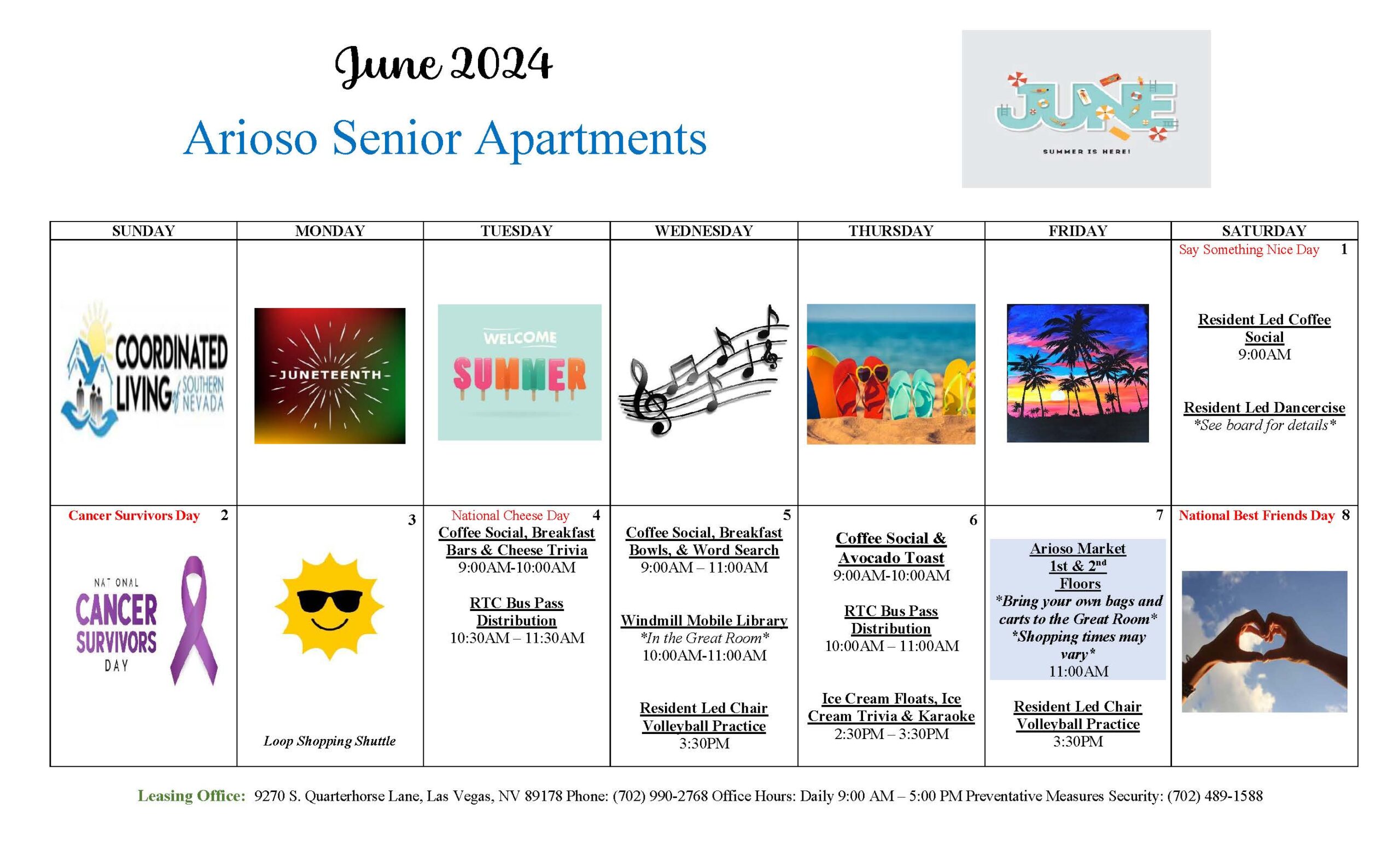 Monthly Calendar – Affordable housing & supportive services to senior ...