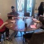 Residents of Melody Senior Living Apartments enjoying a Mother's Day Brunch