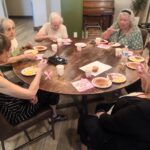 Residents enjoying Mother's Day Brunch at Melody Senior Living in Las Vegas